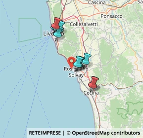 Mappa Via Guido Biagi, 57016 Rosignano Marittimo LI, Italia (12.828)