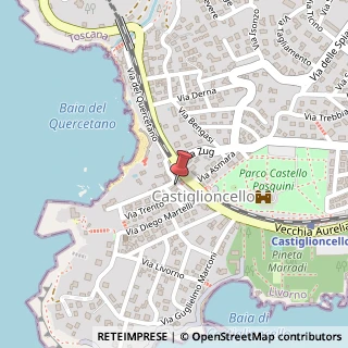 Mappa Via Renato Fucini, 35, 57012 Rosignano Marittimo, Livorno (Toscana)