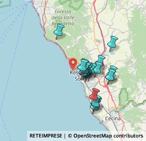 Mappa Via Guido Biagi, 57016 Rosignano Marittimo LI, Italia (5.8665)