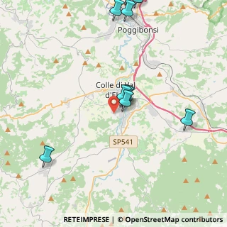 Mappa Via Milano, 53034 Colle di Val d'Elsa SI, Italia (5.14545)