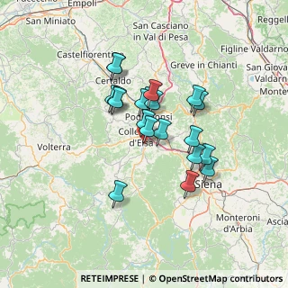 Mappa Loc. San Marziale, 53034 Colle di Val d'Elsa SI, Italia (11.1025)