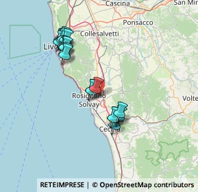 Mappa Vicolo del Picchianti, 57016 Rosignano Marittimo LI, Italia (14.41)