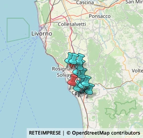 Mappa Vicolo del Picchianti, 57016 Rosignano Marittimo LI, Italia (8.09692)