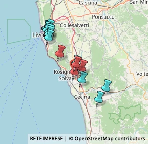 Mappa Vicolo del Picchianti, 57016 Rosignano Marittimo LI, Italia (13.348)