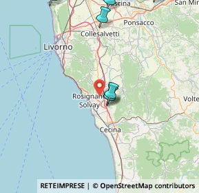 Mappa Vicolo del Picchianti, 57016 Rosignano Marittimo LI, Italia (25.20727)