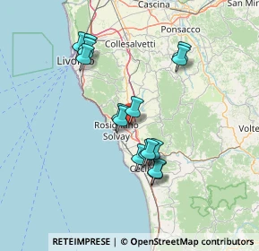 Mappa Vicolo del Picchianti, 57016 Rosignano Marittimo LI, Italia (13.132)