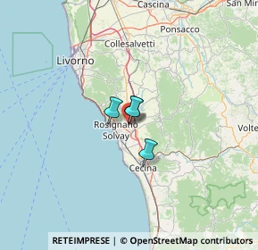 Mappa Vicolo del Picchianti, 57016 Rosignano Marittimo LI, Italia (30.335)