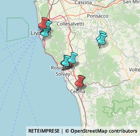 Mappa Vicolo del Picchianti, 57016 Rosignano Marittimo LI, Italia (14.32235)