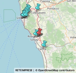 Mappa Vicolo del Picchianti, 57016 Rosignano Marittimo LI, Italia (15.81)