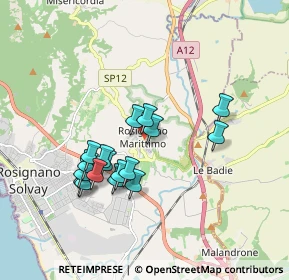 Mappa Vicolo del Picchianti, 57016 Rosignano Marittimo LI, Italia (1.62824)