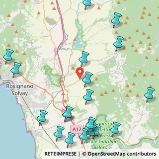 Mappa Strada Provinciale, 56040 Rosignano marittimo LI, Italia (6.0855)