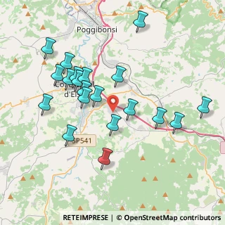 Mappa Loc. Belvedere Ingr. n°5 Lotto, 53034 Colle di Val d'Elsa SI, Italia (3.983)