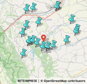 Mappa Via del Vivaio, 62011 Cingoli MC, Italia (8.035)