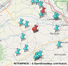 Mappa Contrada Paganuccia, 62010 Montefano MC, Italia (9.764)