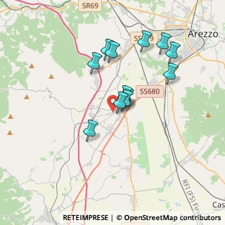 Mappa Via dei Boschi, 52041 Civitella in Val di Chiana AR, Italia (3.24083)