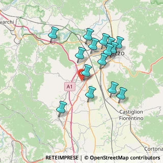 Mappa Via dei Boschi, 52041 Civitella in Val di Chiana AR, Italia (7.10867)