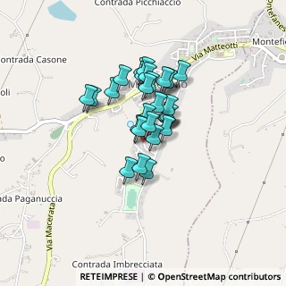 Mappa Via della Quercia, 62010 Montefano MC, Italia (0.28966)