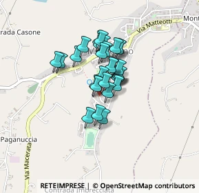 Mappa Via della Quercia, 62010 Montefano MC, Italia (0.27931)