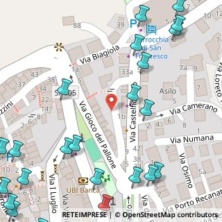 Mappa Piazzale del Pozzo, 62019 Recanati MC, Italia (0.12333)
