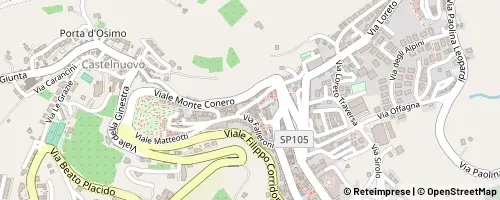 Mappa Recanati