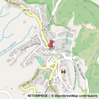 Mappa Via Antonio Gramsci, 52, 57016 Rosignano Marittimo, Livorno (Toscana)