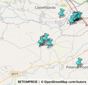 Mappa Piaggia di Castelnuovo, 62019 Recanati MC, Italia (4.93071)