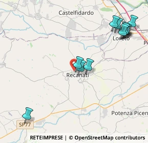 Mappa Piaggia di Castelnuovo, 62019 Recanati MC, Italia (5.06833)