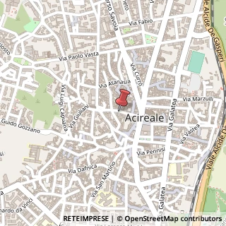 Mappa Via Camillo Benso Conte di Cavour, 39, 95024 Acireale, Catania (Sicilia)