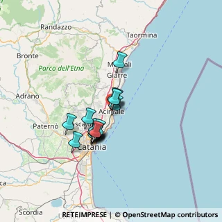 Mappa Via Camillo Benso Conte di Cavour, 95024 Acireale CT, Italia (10.73353)