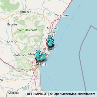 Mappa Via Camillo Benso Conte di Cavour, 95024 Acireale CT, Italia (6.52071)