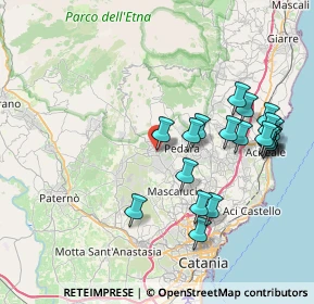 Mappa Via Cesare Battisti, 95030 Nicolosi CT, Italia (9.177)