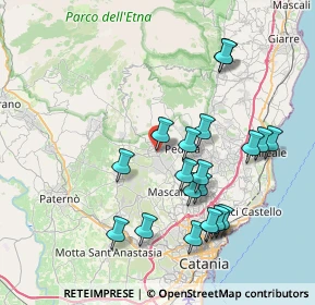 Mappa Via Cesare Battisti, 95030 Nicolosi CT, Italia (8.749)