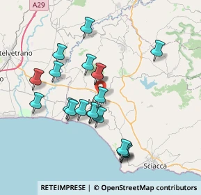 Mappa Via Lampedusa, 92013 Menfi AG, Italia (7.897)