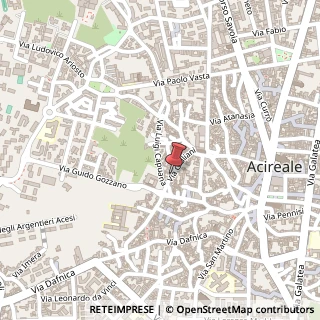 Mappa Via Giuliani, 23, 95040 Acireale, Catania (Sicilia)