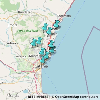 Mappa Via Cavour, 95024 Acireale CT, Italia (9.8675)