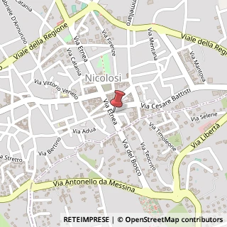 Mappa Via Etnea, 20, 95030 Nicolosi, Catania (Sicilia)