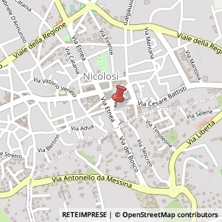Mappa Via Cesare Battisti, 4, 95030 Nicolosi, Catania (Sicilia)