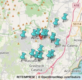 Mappa Corso Marco Polo, 95039 Trecastagni CT, Italia (3.45056)