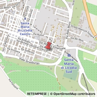 Mappa Via Agrigento, 10, 95038 Santa Maria di Licodia, Catania (Sicilia)