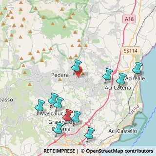 Mappa Via del Castagno Andrea, 95039 Trecastagni CT, Italia (5.59636)
