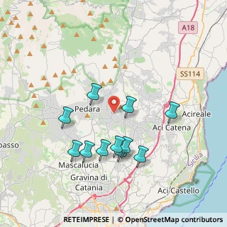 Mappa Via del Castagno Andrea, 95039 Trecastagni CT, Italia (4.05364)