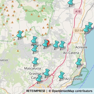Mappa Via del Castagno Andrea, 95039 Trecastagni CT, Italia (5.60857)
