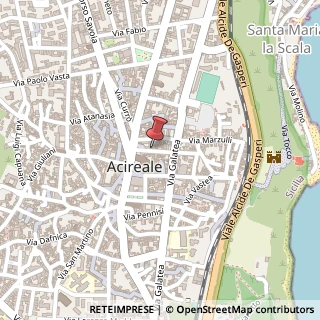 Mappa Via Monsignor Genuardi, 9, 95024 Acireale, Catania (Sicilia)