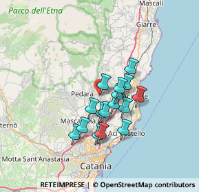 Mappa Via Umberto I, 95029 Viagrande CT, Italia (5.69688)