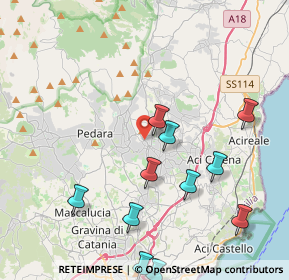 Mappa 95029 Viagrande CT, Italia (5.29636)