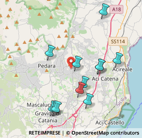 Mappa 95029 Viagrande CT, Italia (4.47167)