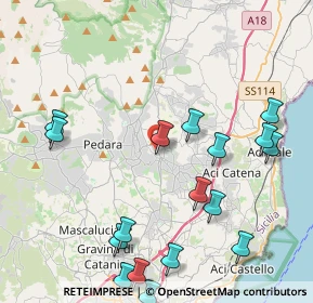 Mappa Via Umberto I, 95029 Viagrande CT, Italia (5.70706)