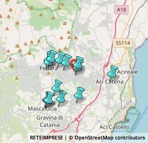 Mappa Via Umberto I, 95029 Viagrande CT, Italia (3.32286)