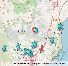 Mappa Via Umberto I, 95029 Viagrande CT, Italia (6.065)