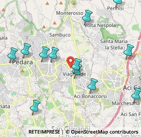 Mappa Via Umberto I, 95029 Viagrande CT, Italia (2.67167)